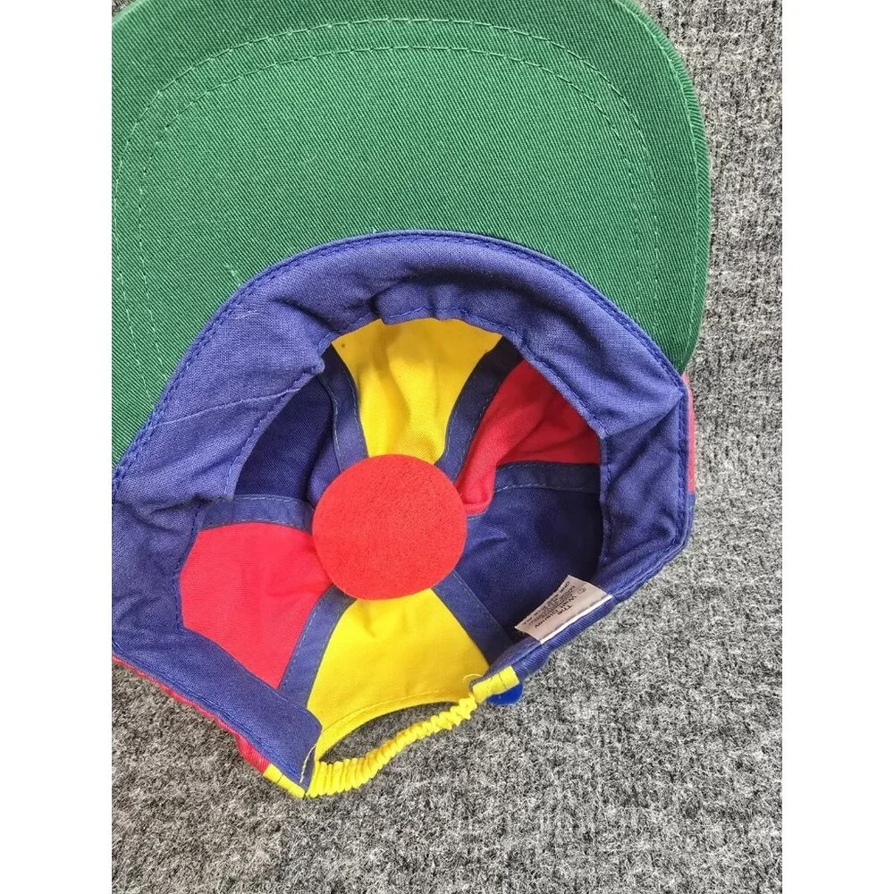 Vintage Walt Disney World Mickey Mouse Color Block Propeller Spinner Hat Kids